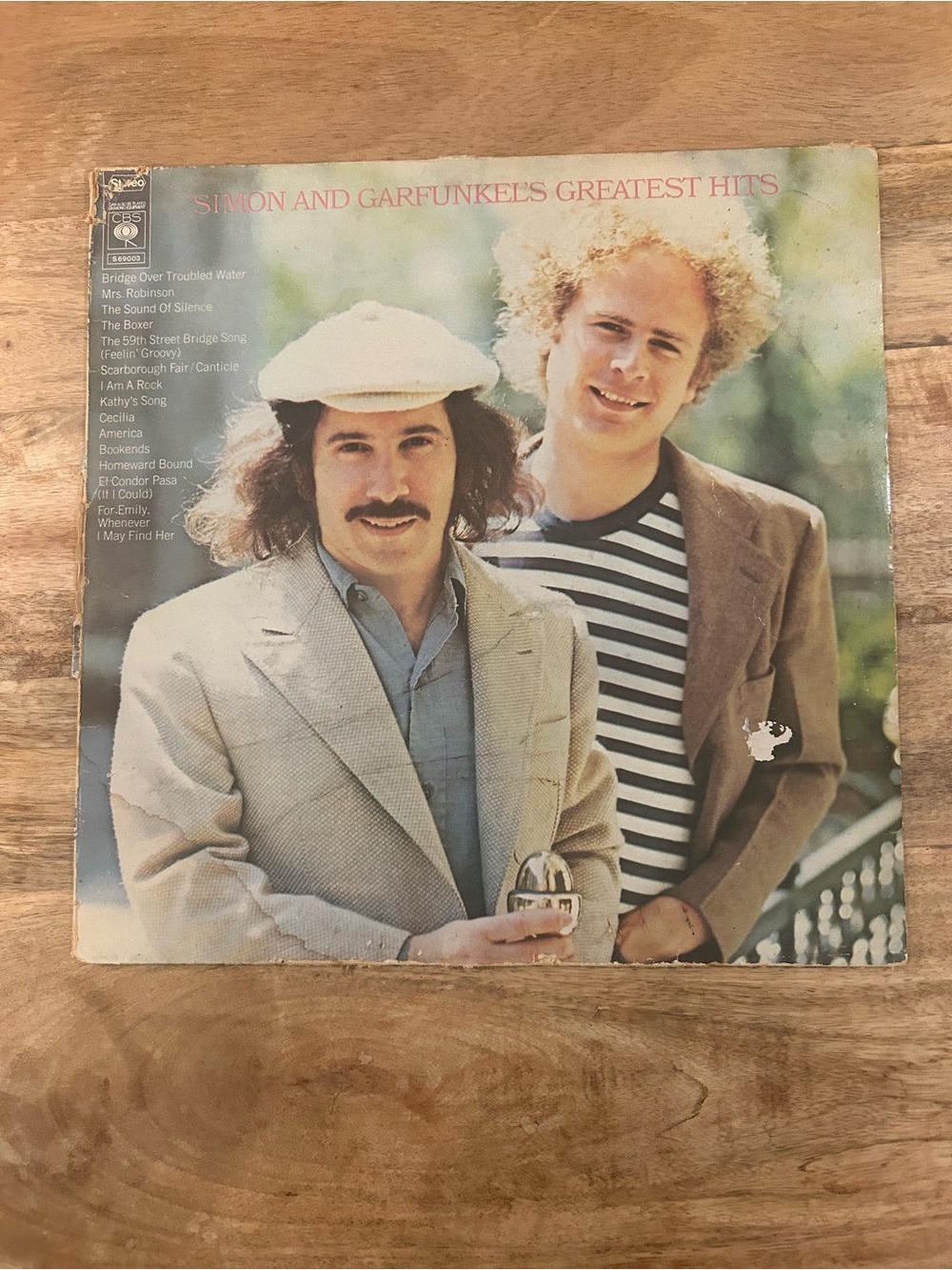 Simon and Garfunkel Greatest Hits Album 1972 With Cover Art